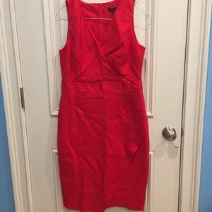 Banana Republic Red Sheath Dress